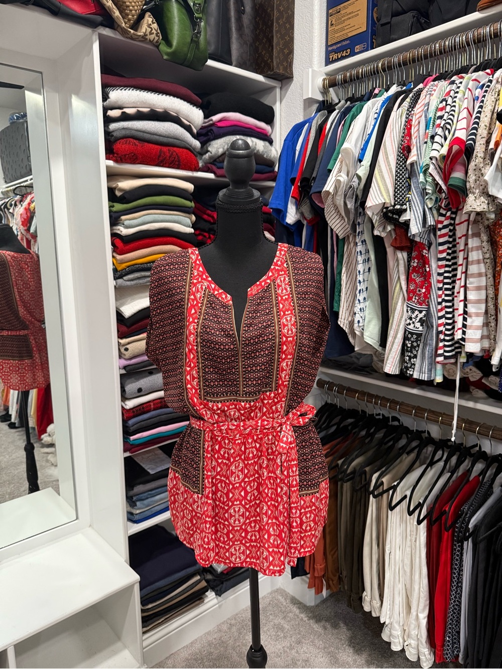adidas Red Patterned Athletic Jacket Lining